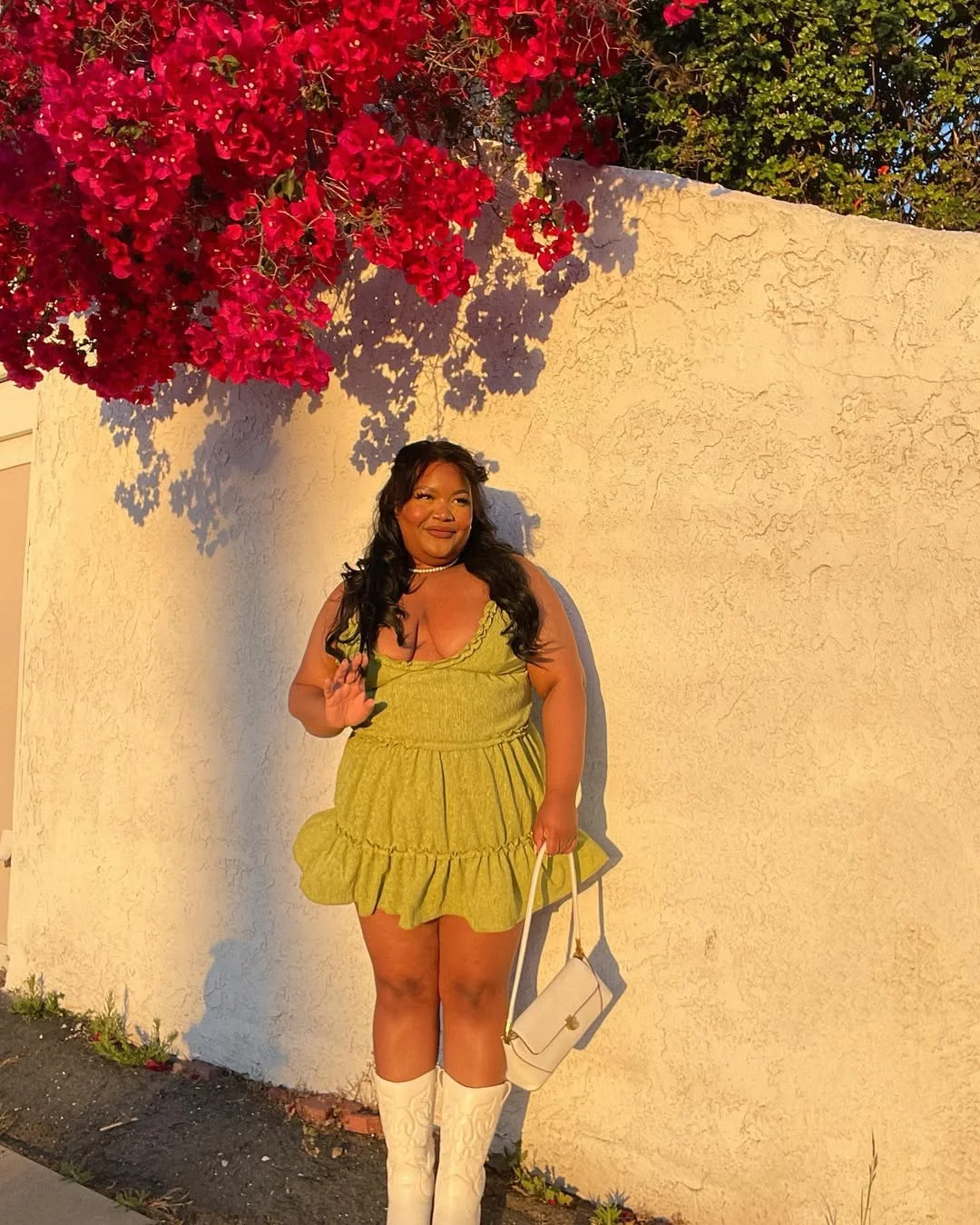 plus size summer outfits for women 2026 Olive Mini Dress With Western Summer Energy