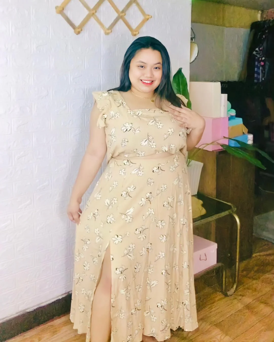plus size summer outfits for women 2026 Soft Floral Maxi Dress For Easy Summer Romance