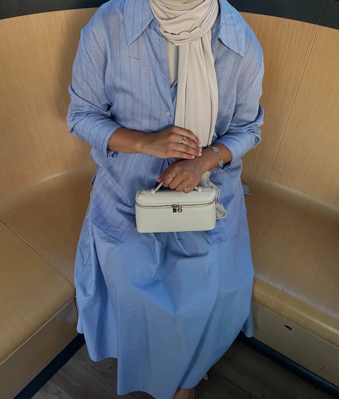 19 summer romper outfits for women 2026 Powder Blue Layers For A Modest Summer Mood