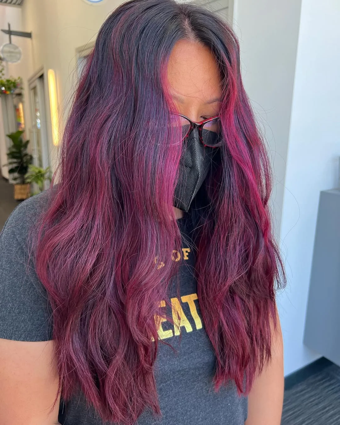 easy summer hairstyles ideas 2026 Wrapped Low Ponytail With Sleek Platinum Drama
