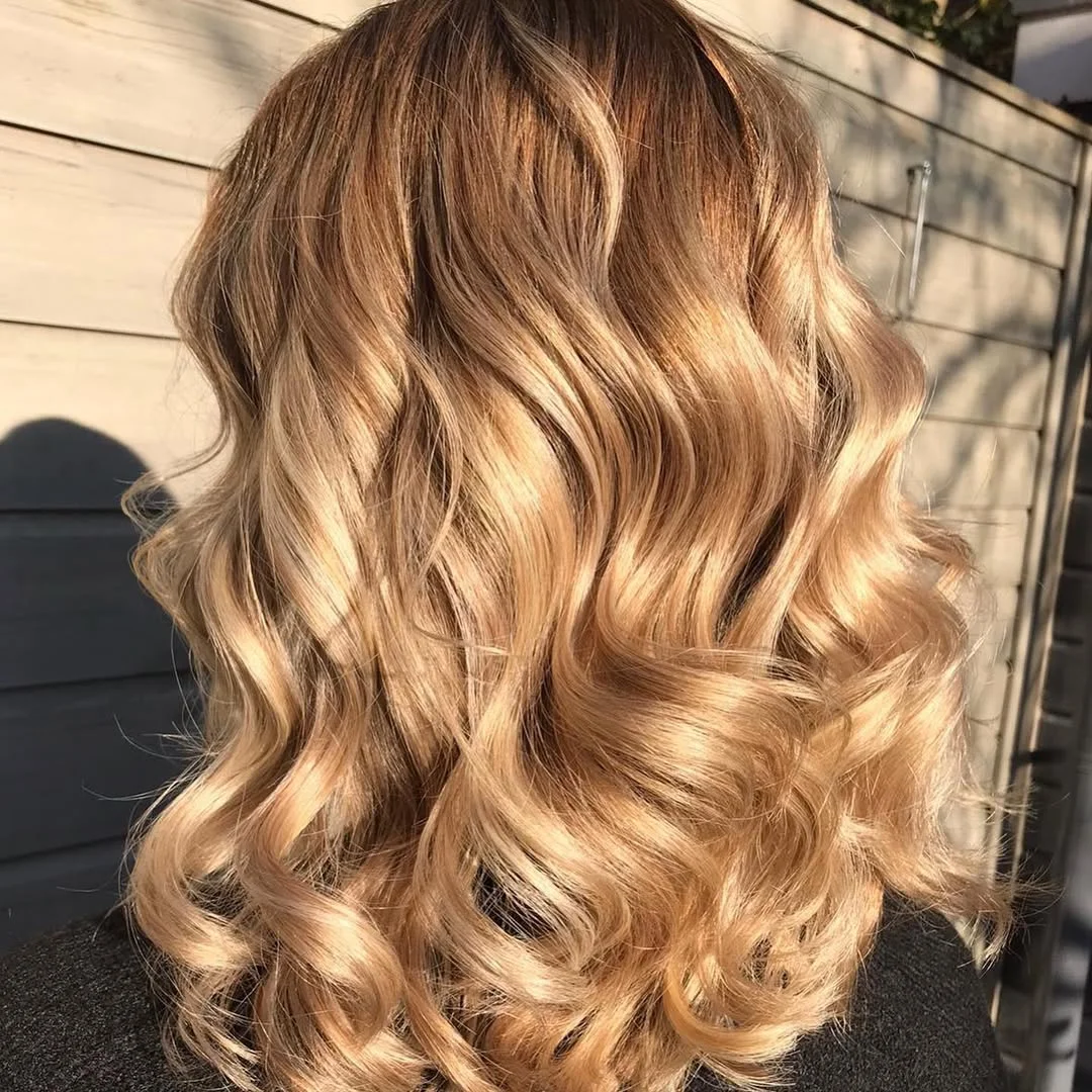 golden summer honey blonde hair color 2026 Golden Caramel Honey Ribbons for a Richer Summer Blonde