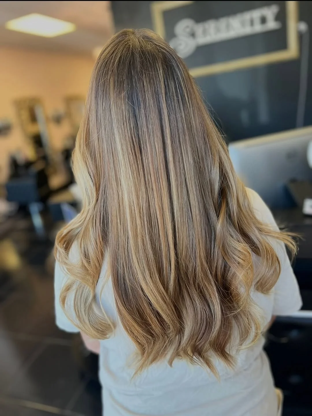 golden summer honey blonde hair color 2026 Natural Dark Blonde Melt With Honeyed Ends