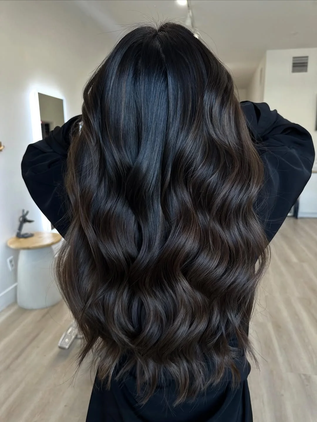 low maintenance summer hair color for brunettes Soft Smoky Brunette With Barely-There Dimension