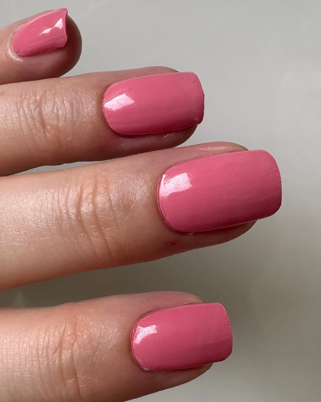 pink summer nails 2026 Clean Square Pink Nails With A Glossy Everyday Finish