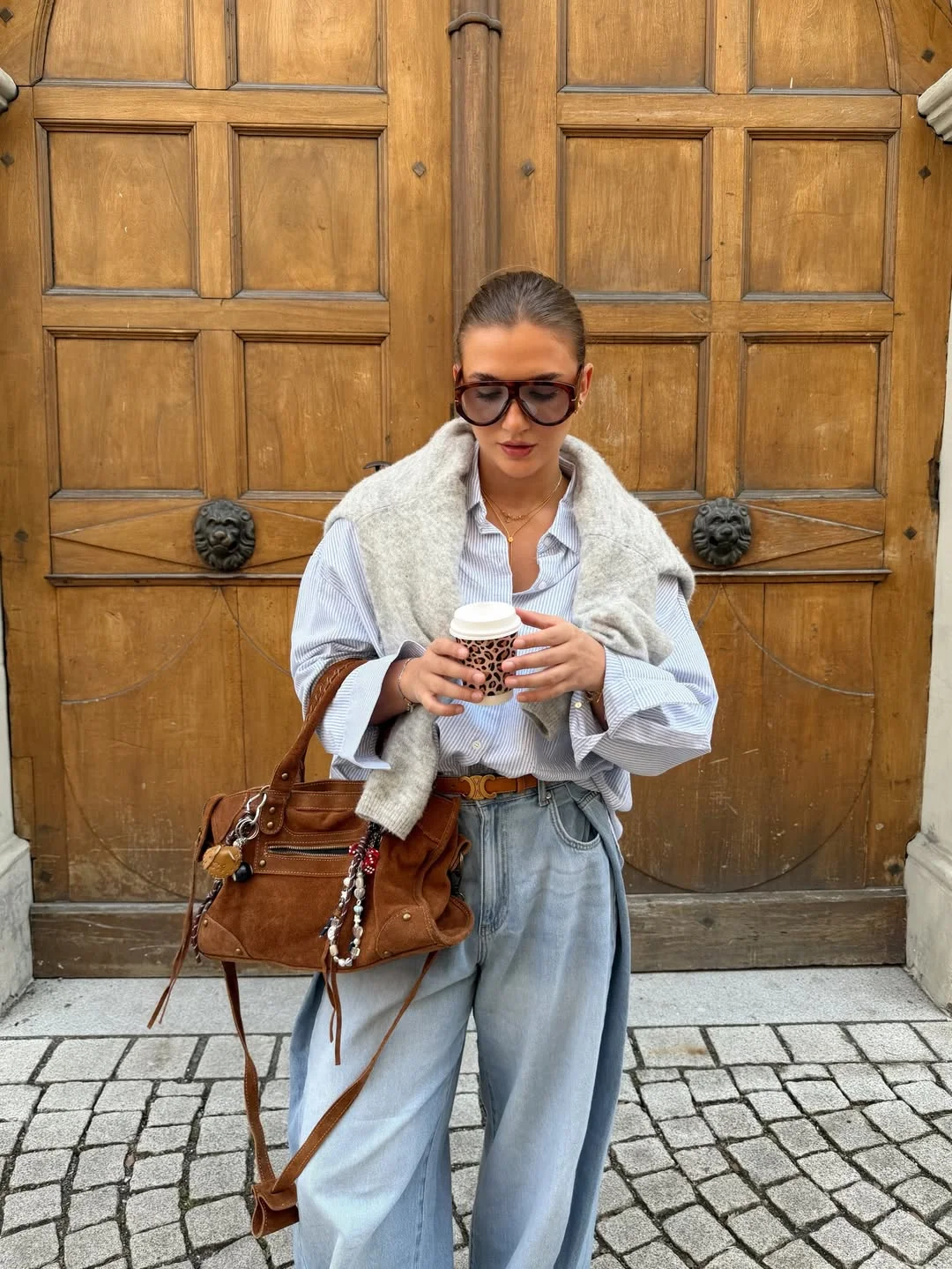 20 summer fashion outfits for women 2026 Striped Shirt Layers With Relaxed Light Denim