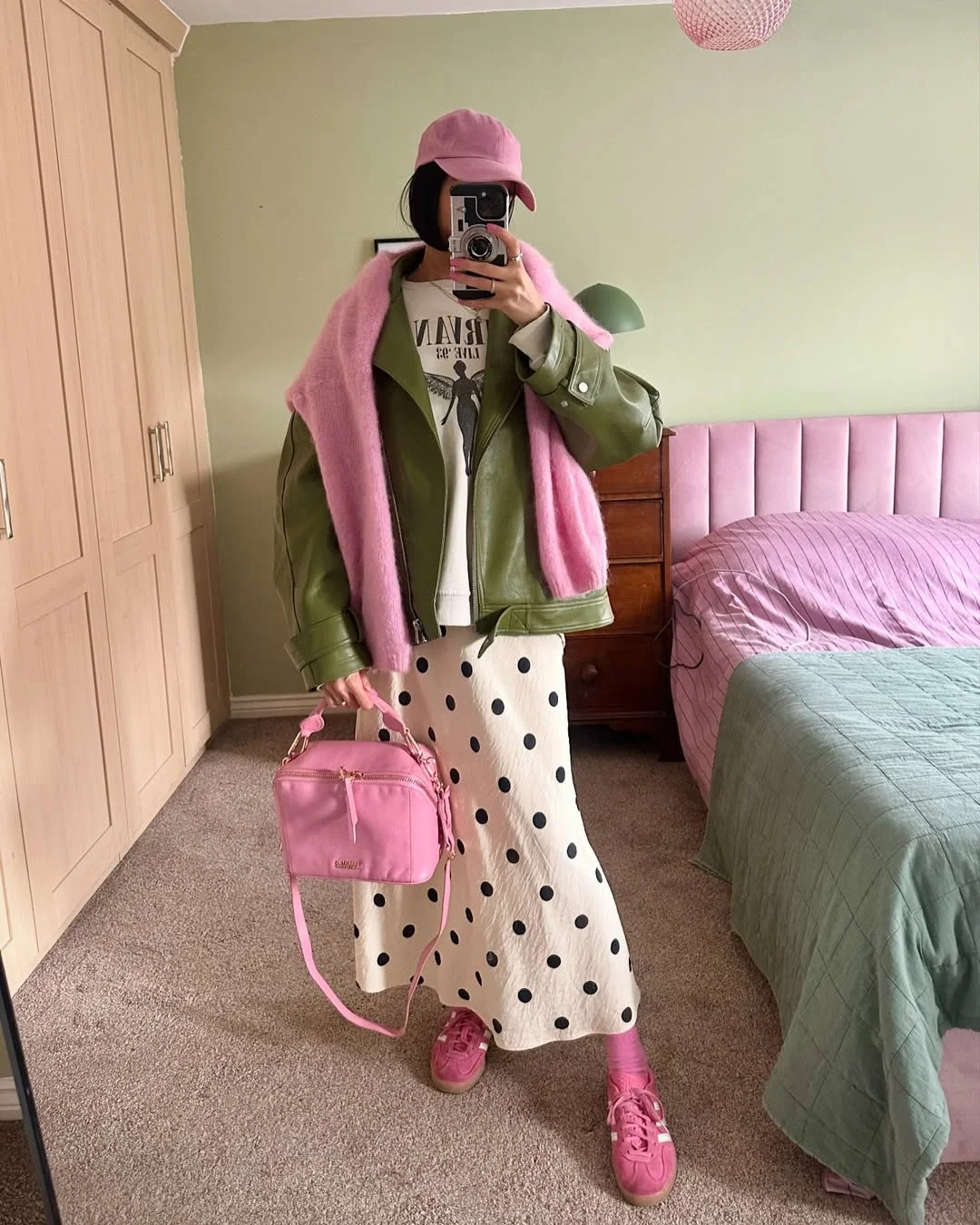 20 summer fashion outfits for women 2026 Playful Pink Accents With A Polka Dot Skirt