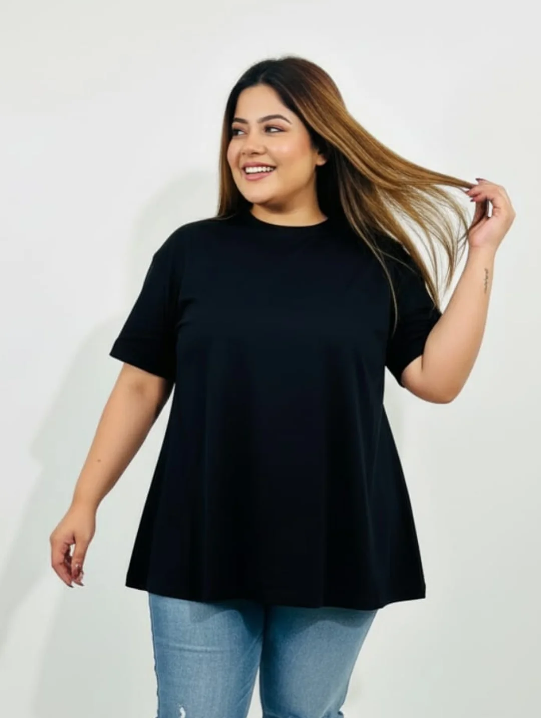 summer haircuts for plus size women Long Sleek Layers With Warm Brunette Dimension