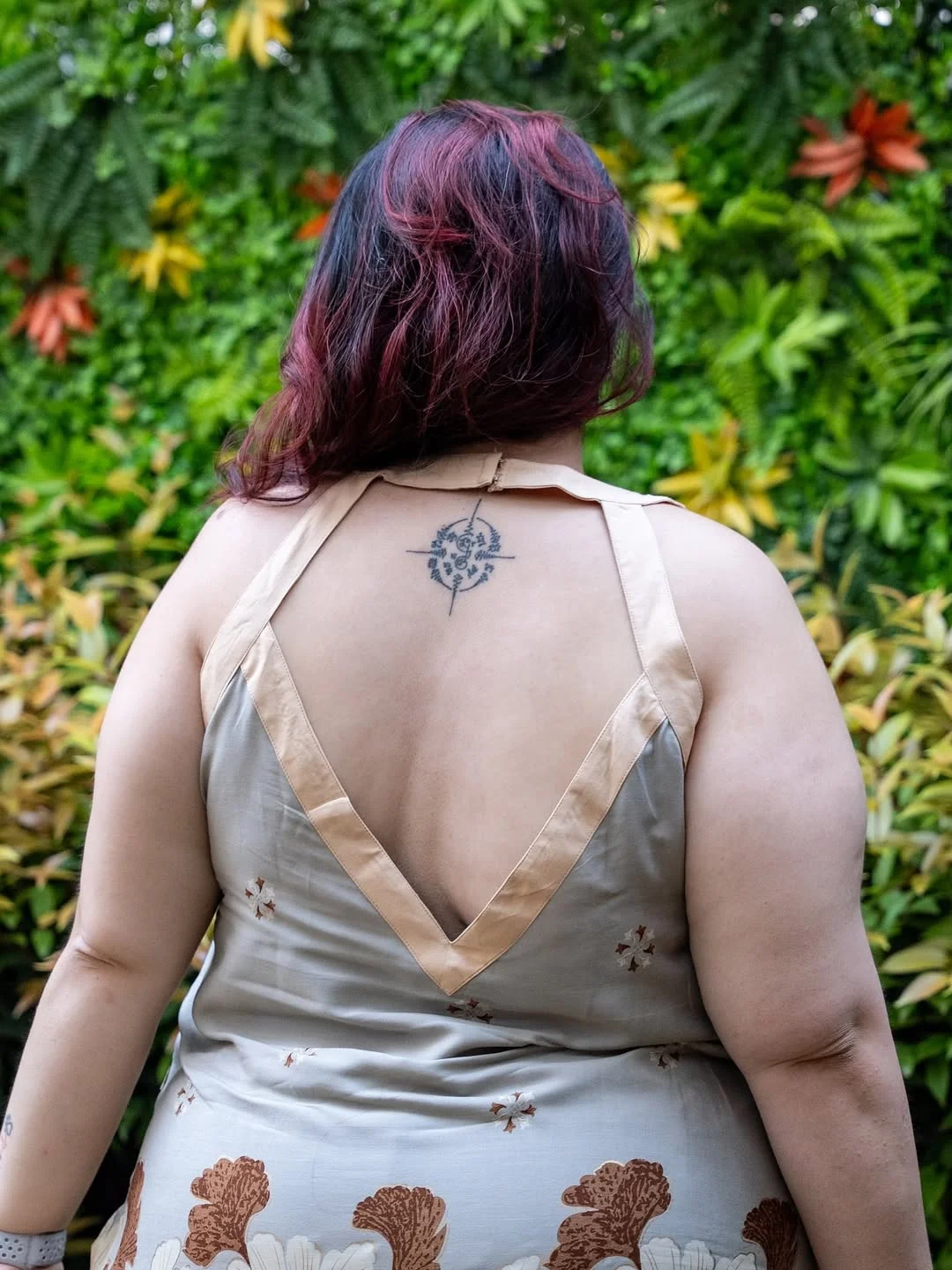 summer haircuts for plus size women Berry-Tinted Layers With A Breezy Summer Finish