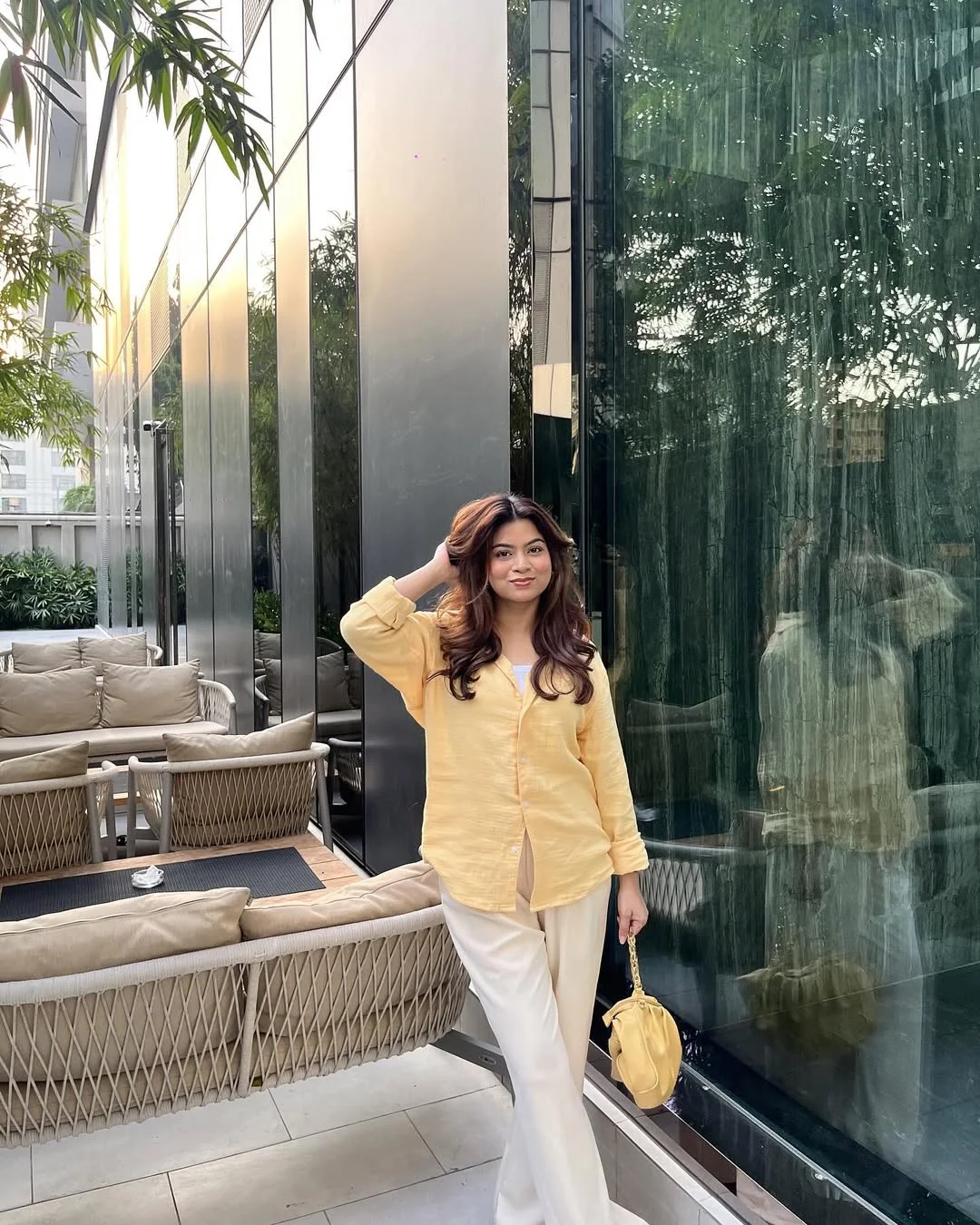28 summer outfits for women 2026 Butter Yellow Linen With Clean White Trousers