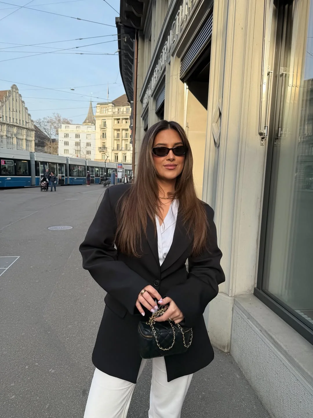 28 summer outfits for women 2026 Black Blazer And White Trousers For City Polish