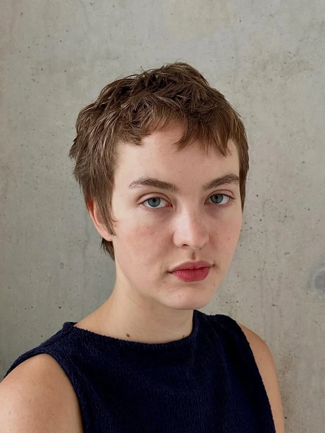 textured summer short hairstyles 2026 Minimal Cropped Texture With A Cool-Girl Edge