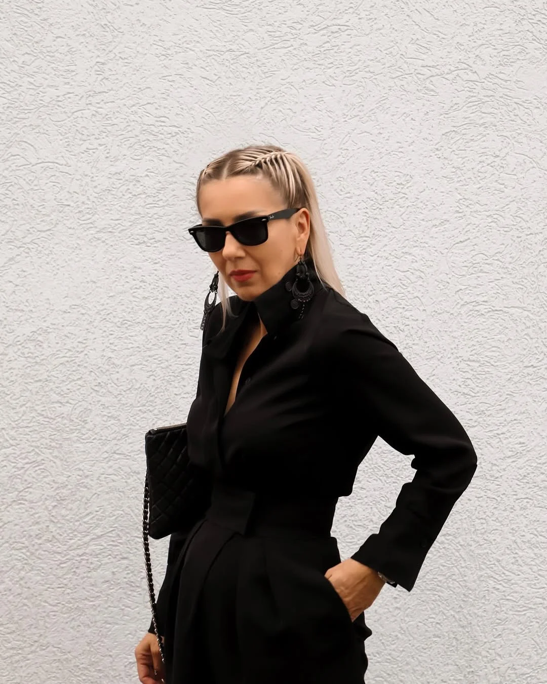 trendy summer braids hairstyle 2026 Side Cornrows With Long Sleek Blonde Length