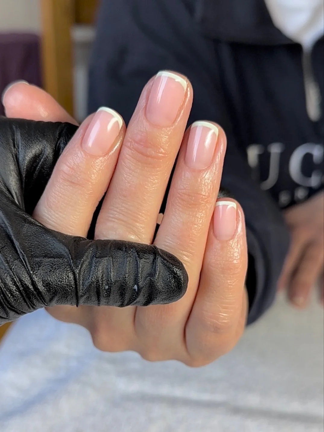 plain summer nails 2026 Milky Short French Nails For A Clean Summer Look